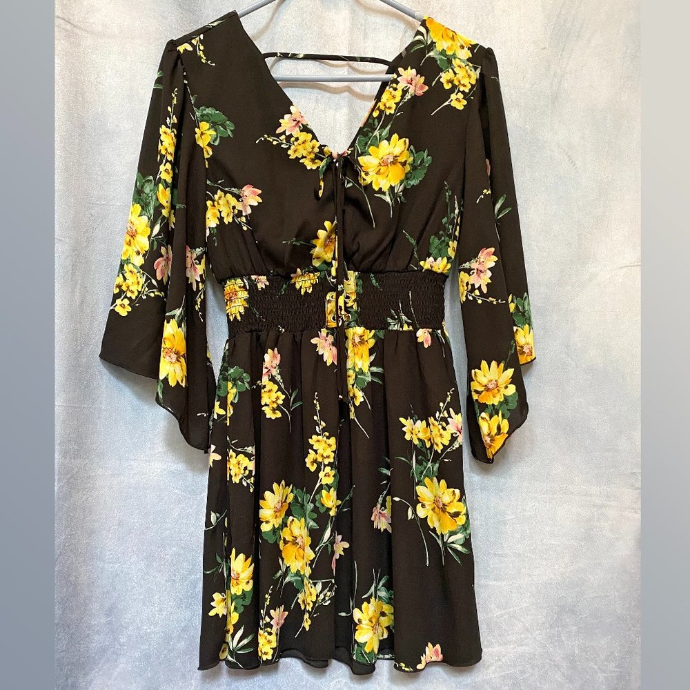 Bailey Blue Sunflower Dress